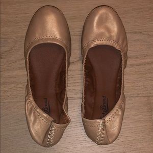 Lucky Brand gold flats